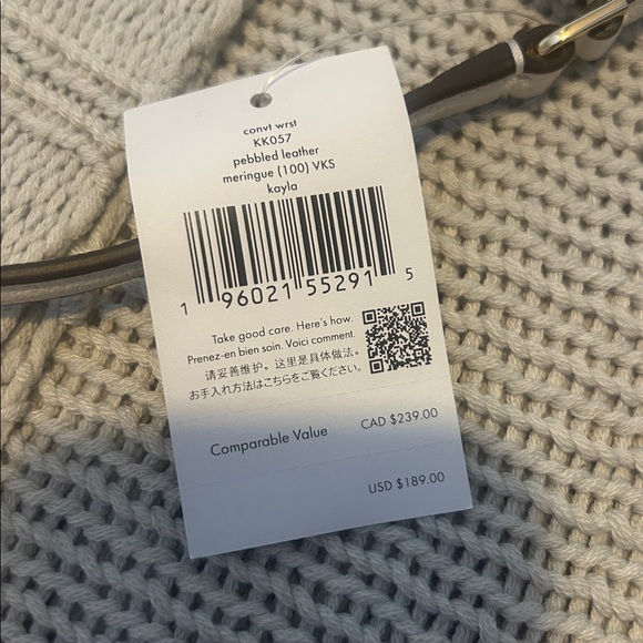 Kate Spade Cream Shoulder Bag with Gold Detailing - Picture 5 of 5